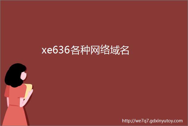 xe636各种网络域名